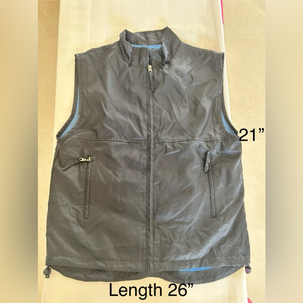 Champs Navy Nylon Hiking Vest Size S Free shipping